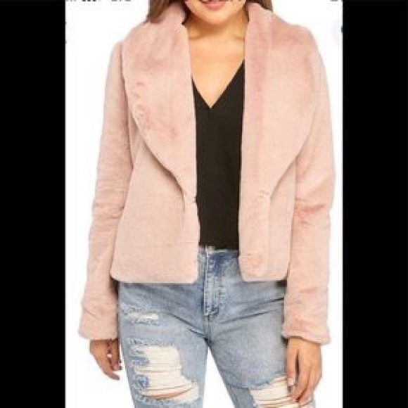 Like New Rampage Faux Fur Jacket - Picture 1 of 6